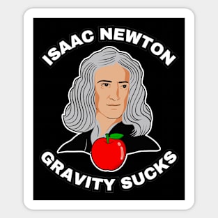 🍎 Sir Isaac Newton Figures Out that Gravity Sucks Sticker